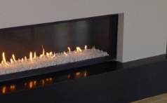 TV meubel in combinatie met haard